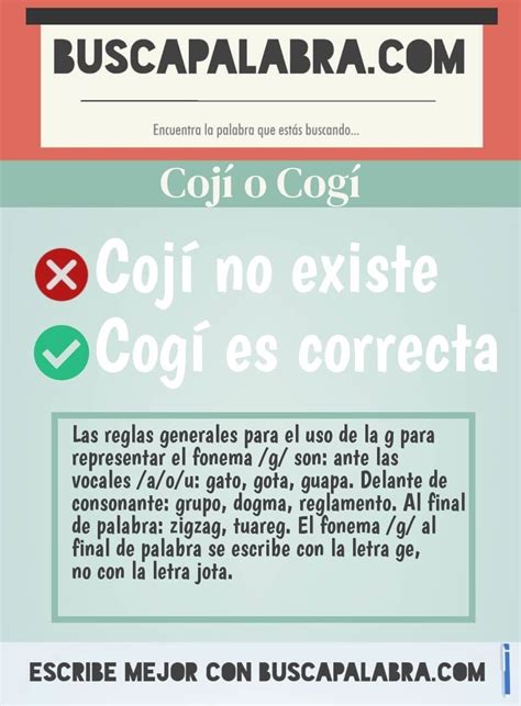 cogi o coji|Cogí Conjugation 